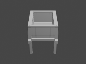 planter cart 3D 模型
