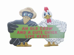 old crow cute chick decoration 3D Model