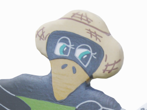 old crow cute chick decoration Modello 3D