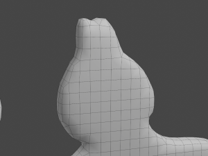 old crow cute chick decoration Modello 3D