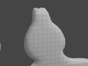 old crow cute chick decoration 3D Model