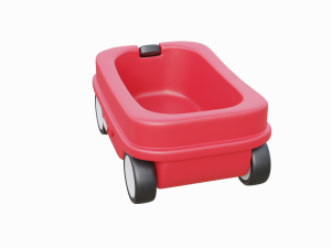 kids wagon 3D मॉडल
