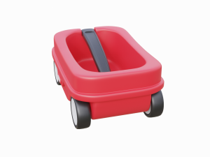 kids wagon 3D मॉडल