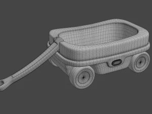 kids wagon 3D Model