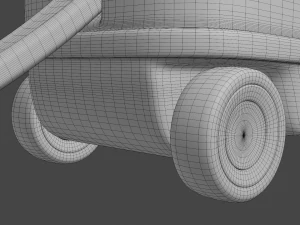 kids wagon 3D Model