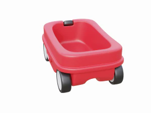 kids wagon version 2 3D Model