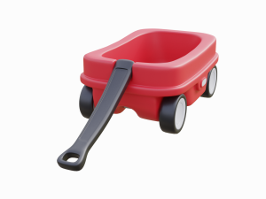 kids wagon version 2 3D मॉडल
