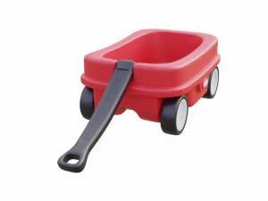 kids wagon version 2 3D Model