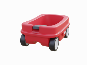 kids wagon version 2 3D मॉडल