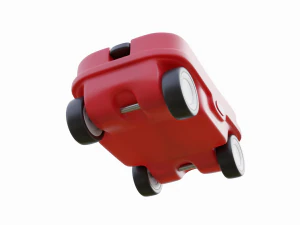 kids wagon version 2 3D Model