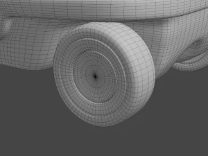 kids wagon version 2 3D Model
