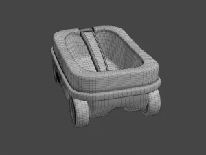 kids wagon version 2 3D Model