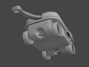 kids wagon version 2 3D Model