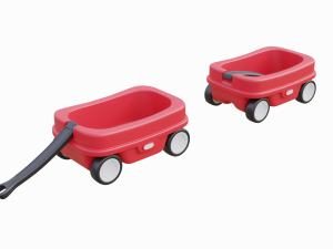 kids wagon collection 3D Модель
