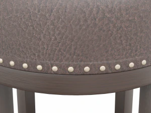 leather stool 3D Model