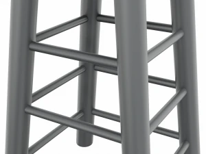 wooden bar stool 3D Model