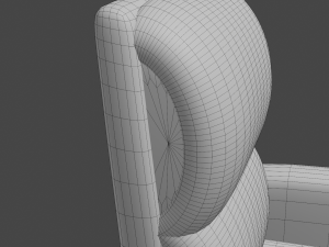 leather recliner chair Modelo 3D