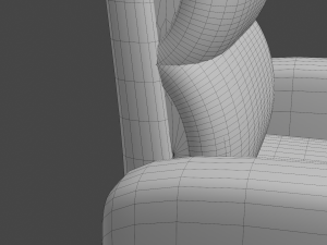 leather recliner chair Modelo 3D