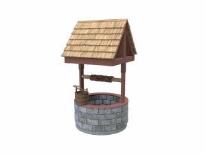 &aacute;gua bem Modelo 3D