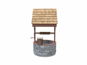water well 3D 모델