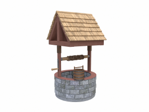 water well 3D 모델
