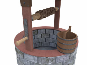 water well 3D 모델
