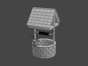 water well 3D 모델