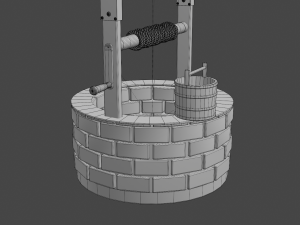 water well 3D 모델