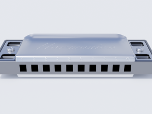 harmonica 3Dモデル