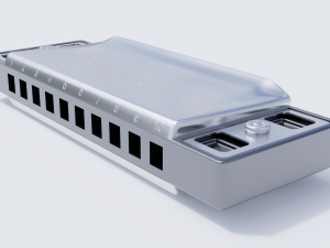 harmonica 3Dモデル