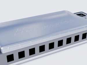 harmonica 3Dモデル