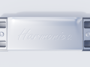 harmonica 3Dモデル