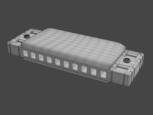 harmonica 3Dモデル