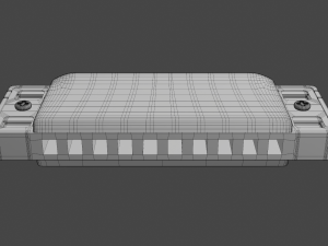 harmonica 3Dモデル