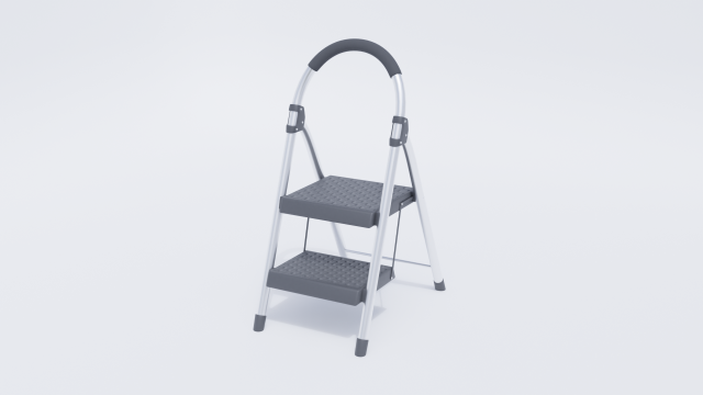 step ladder 3D 模型 .c4d .max .obj .3ds .fbx .stl .blend 