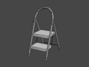 step ladder 3D 模型
