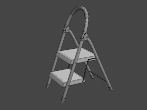step ladder 3D 模型