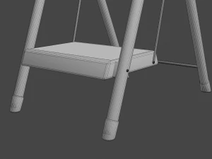 step ladder 3D Model