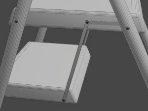 step ladder 3D 模型