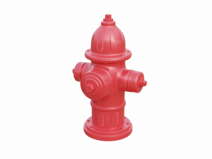 Fire hydrant high detail 3D Model