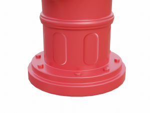 Fire hydrant high detail 3D Model