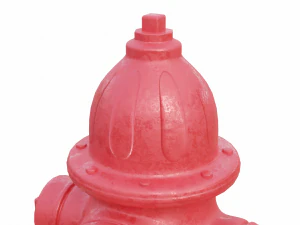 Alto dettaglio dell'idrante antincendio Modello 3D