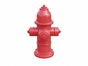 fire hydrant low detail Modelo 3D