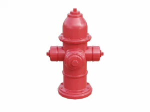 fire hydrant low detail 3D Model