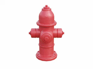 fire hydrant low detail 3D Model