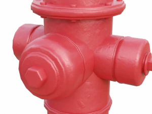 fire hydrant low detail 3D Model