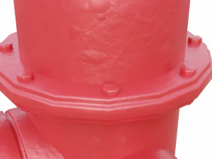 fire hydrant low detail 3D Model