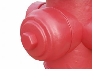 fire hydrant low detail Modelo 3D