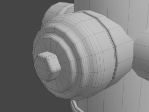 fire hydrant low detail 3D Model
