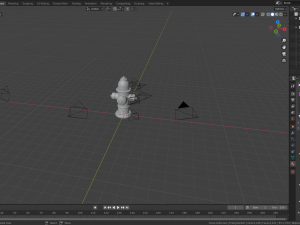 fire hydrant low detail Modelo 3D